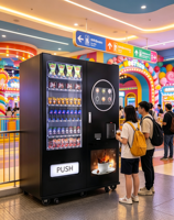 Distributeur automatique de snacks et de boissons 24h/24, sans personnel, avec écran tactile, pour centres commerciaux, campus, cinémas et stations-service