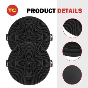 Filtro de carbón activado para campana extractora de cocina CHARCOAL Candy 49018362 MCH665X LAMONA HOWDEN HJA2600 HJA2460 <span class=keywords><strong>Fagor</strong></span> - Product Image 3