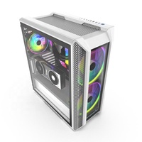 Boîtier d'ordinateur E-ATX d'usine JNP Argb Fan CPU Full Tower Gaming Power Supply PC Cases Water Cooler System
