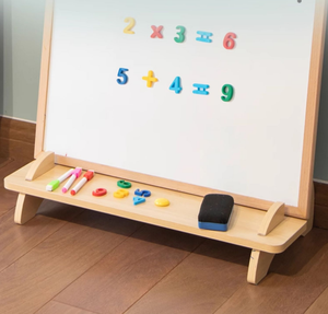 Nuova lavagna magnetica colorata con supporto vassoio <span class=keywords><strong>disegno</strong></span> tavola può attirare numeri lettere regalo magnete per bambini - Product Image 6