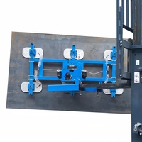 Nouveau chariot élévateur électrique de 600 kg avec système de levage par aspiration à double moteur pour la manutention de tôles métalliques et de verre