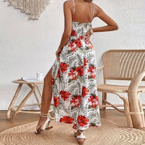 Vestido <span class=keywords><strong>de</strong></span> Playa con Estampado Floral y Abertura Lateral <span class=keywords><strong>de</strong></span> Encaje 442, <span class=keywords><strong>Ropa</strong></span> <span class=keywords><strong>de</strong></span> Talla Grande para Mujer, Alta Costura 5XL, Vestidos Sexys para Mujer, Casuales - Product Image 6