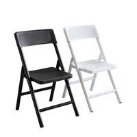 Chaises de bureau modernes pliantes, empilables, ergonomiques, sans accoudoirs, colorées, imperméables, best-sellers pour la maison, le bureau, le salon et l'extérieur