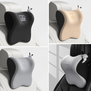 <b>Memory</b> Foam Car <b>Pillow</b> for Car Seat with Adjustable Strap for Neck Pain Relief and Cervical Support Car Neck <b>Pillow</b> - Product Image 3