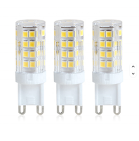 Ampoules LED G9 3W sans scintillement, blanc chaud, ampoules pour lampe domestique, ampoules à économie d'énergie, ampoules en forme de maïs