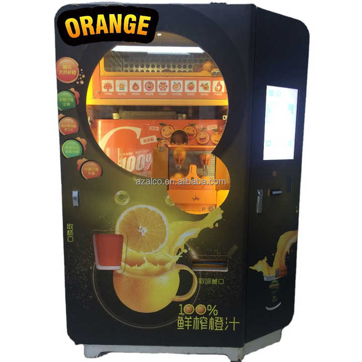 Big capacity orange juice vending machine for Thailand market with