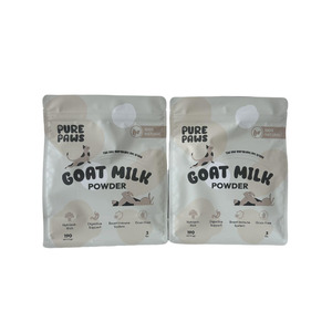 Hot Sale Custom Logo 1lb 2lb Aluminium Flat Bottom Side Gusset Plastic <strong>Pouch</strong> <strong>Milk</strong> Protein Powder Regular Zipper Packaging Bag - Product Image 4