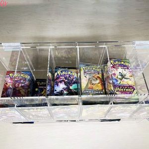 Q Y Acrylic 6 Slot Card Pack Dispenser Display Box Trading Card Storage Organizer for TCG Collectibles - Product Image 6