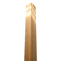 Vigas de Madera Decorativas Ligeras Personalizadas, Vigas de Techo Huecas en Forma de U con Acabado Shou Sugi Ban para Proyectos Residenciales