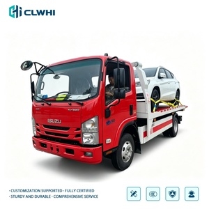 1SUZU KV600 Camion de <span class=keywords><strong>d</strong></span>épannage à plateau 2-<span class=keywords><strong>en</strong></span>-1 4x2 pour le sauvetage urbain et le <span class=keywords><strong>remorquage</strong></span> de véhicules <span class=keywords><strong>d</strong></span>épannés - Product Image 1