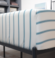 Parure de lit en bambou biologique à rayures tendance 2026 et draps de lit en bambou taille King Size – Vente en gros