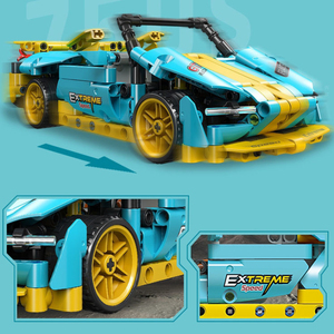 2025 mục mới tốc độ vô địch xây dựng Kit giáo dục nhựa đồ chơi xe mô hình 1:72 quy mô xây dựng khối thiết lập cho trẻ em - Product Image 4