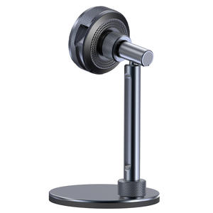 Station de charge magnétique de bureau en alliage d'aluminium 15W, <span class=keywords><strong>chargeur</strong></span> sans fil multifonctionnel 2 en 1 avec câble rétractable pour <span class=keywords><strong>iPhone</strong></span> RGB - Product Image 5