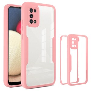 Funda para Teléfono Samsung <span class=keywords><strong>Galaxy</strong></span> A02s con Protección de Pantalla de <span class=keywords><strong>360</strong></span> Grados, Protector de Pantalla de PET, Panel Trasero Acrílico y Marco de TPU - Product Image 3