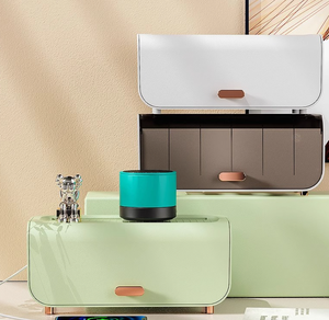 GREENSIDEワイヤ収納ボックスプラグインソケットデスクトップ仕上げボード電源コードデータケーブル充電器シェード - Product Image 1