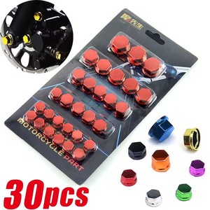 Kit de Vis et Cache-Écrous Décoratifs en Plastique Chromé pour Moteur de Moto Yamaha <span class=keywords><strong>Harley</strong></span> Air Bag - Product Image 2