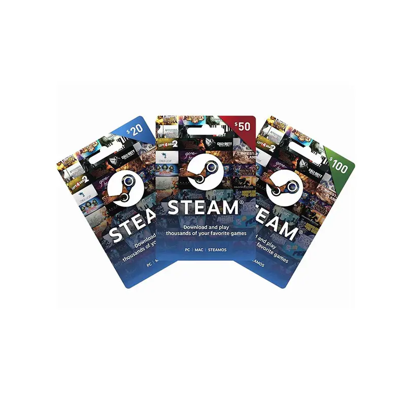 50 Dollar Steam Wallet Gift Card with US Account ( Fast Email Delivery )