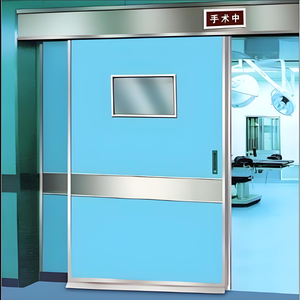 Puerta de Consultorio, Puerta de Vidrio Plomado para Rayos X de Hospital, Puerta Plomada HPL con Marco de Acero Inoxidable, Recubrimiento en Polvo, Marca Wxh Shandong - Product Image 4