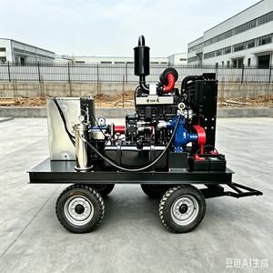 Nueva Hidrolavadora de Alta Presión de 1000 bar para Trabajo Pesado, con Motor Diésel, para la Eliminación de Incrustaciones y Algas en Cascos de Barcos en Astilleros - Product Image 2