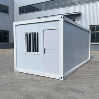Serre industrielle pliable respirante à montage rapide, cabine conteneur modulaire pliable, mini-maison préfabriquée portable, abri mobile