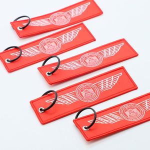Porte-clés personnalisé avec logo, étiquette de vol tissée sur le thème des compagnies aériennes pour événements aériens et cadeaux promotionnels - Product Image 4