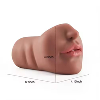 Muñeca de silicona física de acción real, con boca pequeña color trigo, dispositivo famoso, copa de avión, dispositivo famoso de acción real