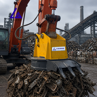 S45 S60 Magnétoexcavateur hydraulique à attache rapide, conforme CE, haute capacité, à démagnétisation automatique, robuste pour le recyclage