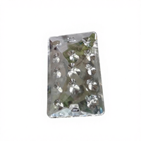 Vente d'usine 30*50 Perles en cristal blanches en forme de goutte de pluie, formes géométriques, longues bandes, accessoires pour lampes, pendentifs, perles en vrac
