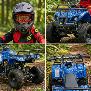 <span class=keywords><strong>Kart</strong></span> à pédales tout-terrain à quatre roues en acier au carbone avec frein à disque hydraulique pour enfants - Vente en gros - Product Image 3