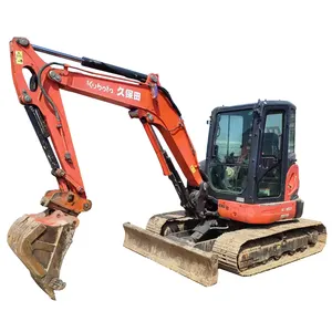 เครื่องขุดขนาดเล็ก Kubota มือสอง KX163 5ตัน6ตันเครื่องจักรก่อสร้างญี่ปุ่น