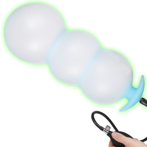 <span class=keywords><strong>Plug</strong></span> Anale Gonfiabile <span class=keywords><strong>in</strong></span> Silicone Dilatatore Anale Luminoso al Buio per Uomo e Donna - Product Image 2