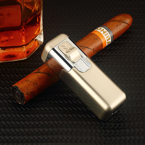 Encendedor de cigarrillos a prueba de viento, encendedor de gas butano recargable con logo personalizado - Product Image 6