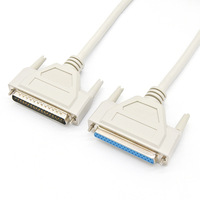 Cable Serial RS232 YRNOVA DB37 Macho a Hembra de 37 Pines, Blindado, con Conductor de Cobre Puro y Aislamiento de PVC para Aplicaciones Informáticas
