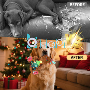 Jouets pour chiens <span class=keywords><strong>de</strong></span> Noël personnalisés en gros, nouveaux jouets en peluche interactifs <span class=keywords><strong>de</strong></span> luxe durables, jouets à mâcher pour chiens en forme d'élan qui câline un arbre - Product Image 3