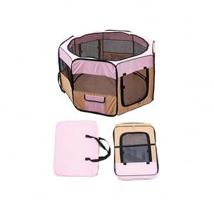 Corralito Portátil para Mascotas, Personalizable, con Laterales Suaves, Plegable, Octagonal, con Malla Transpirable - Product Image 5