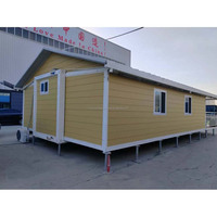 Maison préfabriquée extensible à double aile de 20 pieds pour l'hébergement familial