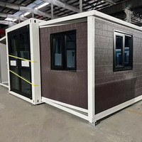 Maison pliable extensible à double aile de 30 pieds pour l'hébergement familial