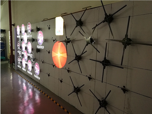 Meilleure vente 125*125cm grand écran LED 3D mur vidéo publicité ventilateur <span class=keywords><strong>holographique</strong></span> <span class=keywords><strong>projecteur</strong></span> 3d hologramme affichage publicitaire - Product Image 6