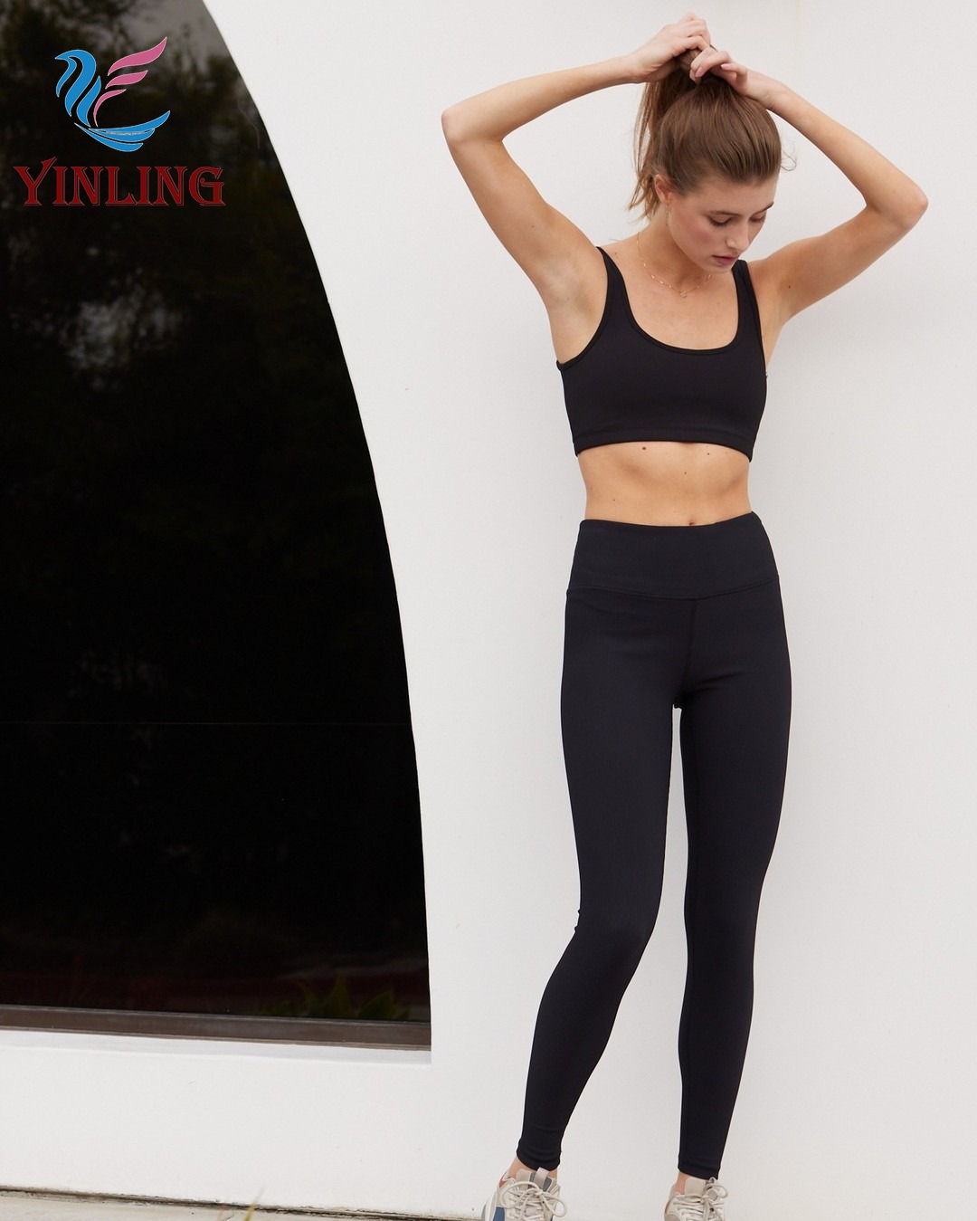 Custom Female High Quality Gym Wear Fitness Sets Workout Clothes Seamless Leggings Sports Set For Women