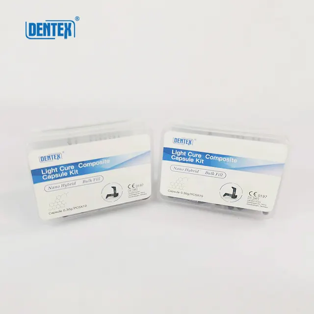 Dentex Dental Nano Hybrid Bulk Vullen Universele Herstellende Composiet Capsules