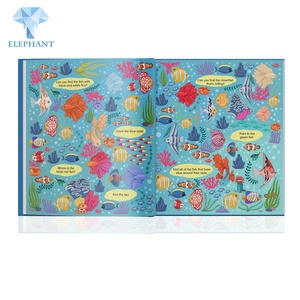 Libro Infantil Personalizado en China con Impresión de Tinta Ecológica a Color, Dibujos Animados en Inglés, Adhesivos Mágicos para Niños y Bebés - Product Image 1