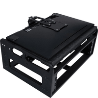 Support d'écran tactile Dell P2418HT 24 pouces en plastique avec angle réglable, compatible avec les modèles MA OnPC Command Wing 2RU 3RU et plus bas