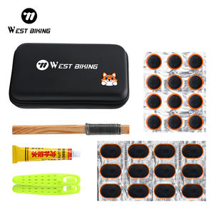 WEST BIKING-<span class=keywords><strong>Kit</strong></span> <span class=keywords><strong>de</strong></span> reparación <span class=keywords><strong>de</strong></span> neumáticos <span class=keywords><strong>de</strong></span> bicicleta portátil multifuncional, herramienta <span class=keywords><strong>de</strong></span> emergencia, <span class=keywords><strong>kit</strong></span> <span class=keywords><strong>de</strong></span> reparación <span class=keywords><strong>de</strong></span> neumáticos planos - Product Image 1