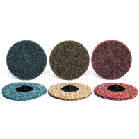 Disque abrasif de conditionnement de surface à changement rapide de 2 pouces 50mm Support en plastique pour le meulage des métaux en acier inoxydable OEM personnalisable