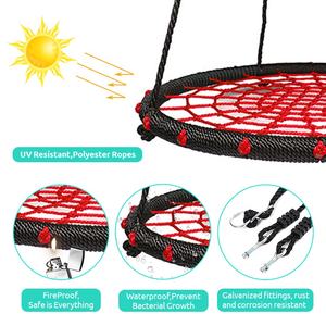 <span class=keywords><strong>Nido</strong></span>/<span class=keywords><strong>Nido</strong></span> <span class=keywords><strong>de</strong></span> Pájaro/arañas Web/OVNI niños Columpio <span class=keywords><strong>de</strong></span> cuerda - Product Image 3