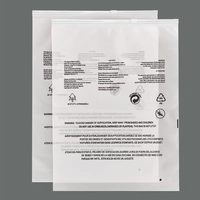 Sacs en polyéthylène givrés réutilisables avec fermeture éclair, personnalisables avec votre propre logo, directement de l'usine
