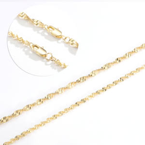 Collar de Cadena de Fruta Estrellada de Oro de 14K Brillante para Mujer, Cadena de Clavícula Minimalista de Lujo, Cadena Versátil para Combinar en Capas - Product Image 3