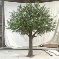 Tronc d'olivier artificiel en fibre de verre, taille personnalisée, aspect naturel, pour décoration de jardin, arbre d'olivier artificiel autoportant