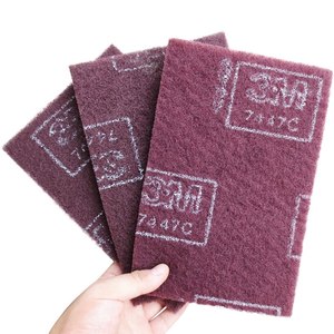 Scotch brite-hoja de papel de arena 3M, herramientas de <span class=keywords><strong>hormig</strong></span>ón para tratamiento de superficies, almohadilla de lijado - Product Image 3