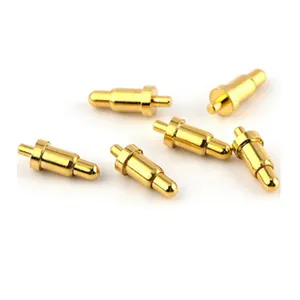 Through-hole brass pogo pins precision machined Spring-loaded pins contacts